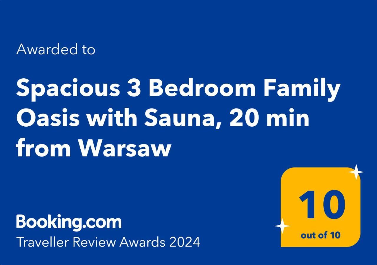 Spacious 3 Bedroom Family Oasis With Sauna, 20 Min From Warsaw Пясечно Екстериор снимка